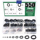Keadic 550PCS Spring Lock Washer Assortment Kit Black Zinc Plated Alloy Steel.... Fixed Price $16.93.