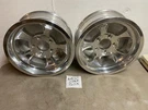 Nice 14X6 Halibrand Style Wheels Rims Polished 5ON4 3/4 3" Bs Street Rod Show. Fixed Price $275.00.