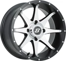Sedona Storm Wheel 12X7 4/110 5+2 Black Machined Fits Honda Atv/utv 2014-2017. Fixed Price $152.99.