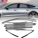 Window Molding Strips Trim Accessories For 2012-2018 Audi A7 S7 Stainless Black. Fixed Price $115.99.