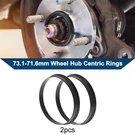 Od 73.1MM To Id 71.6MM Wheel Hub Centric Rings Black Polycarbonate 2 Pcs. Fixed Price $10.68.
