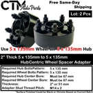 2X 2" 5X135 87 Bore Hubcentric Adapter Spacer Fit Old F150 Expedition Navigator. Fixed Price $80.95.