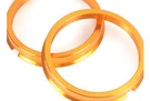 Project Kics Aluminum Hubcentic Rings Gold (73MM To 56MM, PAIR/2) WU7356. Fixed Price $39.30.