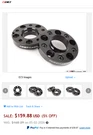Ecs Tuning 25MM Wheel Spacers (bmw 5X120). Fixed Price $75.00.