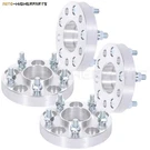 4X 1" Thick Silver Wheel Spacers 5X4.5 To 12X1.25 For Infiniti Nissan. Fixed Price $67.08.