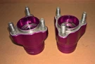 (qty 2) Arrow Ax 17MM D17 65MM Spindle Mount Kart Wheel Hub M8 3/58. Fixed Price $65.00.