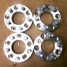 Aluminum Wheel Spacer Adaptor Set 4 Hot Rod Custom Car Pickup 5500-5120B. Fixed Price $49.00.