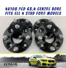 Alloy Wheel Spacers 20MM Ford Max Escort Black Hub Centric 4X108 63.4. Fixed Price $114.18.