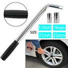 Extendable Wheel Lug Nut Wrench 17/19/21/23MM Socket Car Tire Iron Garage Tools. Fixed Price $13.99.