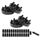Accelatec Black 1" Hub-centric Wheel Spacer Set W/ Lug Nuts Bronco 21-26. Fixed Price $171.99.