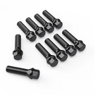 10PCS Extended M12X1.5 Lug Bolts Black, 45MM Shank, Cone Seat, For Various Bmw. Fixed Price $12.69.