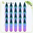 20 Aluminum Neo Chrome M12X1.7 Spike Tuner Extended Lug Nuts Fits Honda Civic. Fixed Price $23.99.