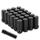 Richeer M14X1.5 Lug Nuts For Silverado - Long Extended, Black. Fixed Price $40.00.