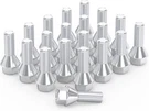 12X1.25 Lug Bolts, 20PCS Wheel 28MM Shank 17MM Hex 48MM Length Silver. Fixed Price $34.00.