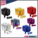 Cap Spiked Racing Wheel Lug Nuts 20PCS M12 X 1.5MM 60MM Arrow Style New. Fixed Price $24.99.