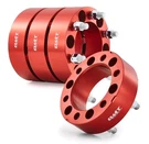 Orion Motor Tech 6X5.5 Wheel Spacers, 2 Inch Red Kit With M14X1..... Fixed Price $98.79.