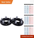 Durable 20MM Black Forged Wheel Spacers With 12X1.5 Studs Enhanced Stability. Fixed Price $82.77.