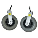Caster Wheels Castar Tires Frame Fork Brackets Pair Ctm HS-6000 Wheelchair Parts. Fixed Price $99.99.