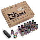 Stancemagic 20PCS Neochrome 12X1.5 Extended Tuner Lug Nuts - 20,. Fixed Price $50.90.