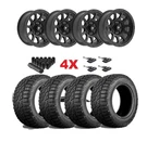 17 Satin Black Wheel All Terrain Tire Package Set New F150 Nv FT105 Yosemiti. Fixed Price $1695.00.