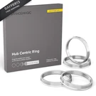 Stancemagic Hubcentric Rings (pack Of 4) - 67.1MM Id To 74.1MM Od, Silver. Fixed Price $17.46.