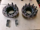 05-20 Ford F450 F550 Dually Front Axle 10 Lug Oem Wheel Spacer Hub Adapter. Fixed Price $339.99.