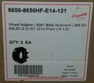 Coyote 8650-8650HF-E14-121 Hub Centric Wheel Spacers 8X6.5 2" Thick 14X1.5 Studs. Fixed Price $89.99.