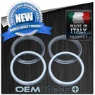 New Aluminum Rings For 75.0 Wheels To 64.1 Car Italy. Fixed Price $27.99.