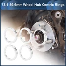 Od 73.1MM To Id 59.6MM Car Wheel Hub Centric Rings Aluminium Alloy 4 Pcs. Fixed Price $14.87.