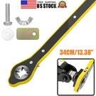Car Scrissor Jack Ratchet Wrench Garage Tire Wheel Lug Repair Tool Labor-saving. Fixed Price $13.37.
