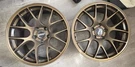 Set Of Apex EC-7 18X10" ET25 Wheels 5X120MM / 72.56MM Satin Bronze. Fixed Price $750.00.