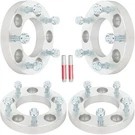 4PC 1/2"X20 Wheel Adapters 1" For Jeep Jk Wj Wk Xk Cadillac Eldorado Deville 5X5. Fixed Price $67.90.
