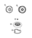 Genuine Mopar Compact Spare Spacer 68275472AA. Fixed Price $71.19.