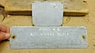Vintage Marmon-herrington Data / Name Plates Original 1937 1966 Ford V-8 4X4. Fixed Price $249.99.