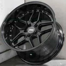 Esr CS15 Wheels 18X9.5 / 18X10.5 +22 5X114.3 Black Deep Dish Inch Rims Set. Fixed Price $1226.00.