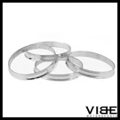 To Aluminum Hub Centric Wheel Centering Rings OD=66 ID=57.10. Fixed Price $9.95.