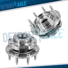 Rear Wheel Bearing And Hubs For Chevy Gmc Silverado Sierra 1500 2500 Hd 8 Lug. Fixed Price $160.91.