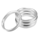 Autohaux 4PCS Od 63.4MM Id 57.1MM Aluminum Alloy Car 2.25", Silver Tone. Fixed Price $25.99.