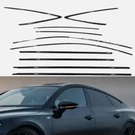 Window Molding Strips Trim Accessories For Audi A7 S7 2012-2018 Stainless Black. Fixed Price $95.99.
