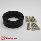 1" Steering Wheel Spacer Black Aluminum For Momo Isotta Sparco Omp. Fixed Price $18.90.