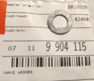 Bmw Wave Washer Nos 07119904115 (L&S-488). Fixed Price $6.20.