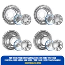 16" Dually Stainless Wheel Simulators Bolt On Hub Caps 1987-1997 Ford F-350. Fixed Price $242.99.
