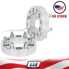 2 Pcs 1.5" 6X5.5 To 6X135 14X1.5 Studs Wheel Spacers For Chevrolet Silverado Gmc. Fixed Price $54.78.