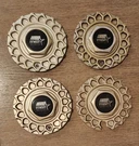 Set Of 4 Mst Motorsport Technology Wheel Rim Silver Hub Cover Center Cap 135S170. Fixed Price $100.00.