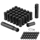 Lug Nuts 7 Spline Black 2'' Tall 32 Pack Soc. Fixed Price $45.05.