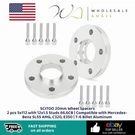 Scitoo 20MM Wheel Spacers Pcs 5X112 With 12X1.5 Studs 66.6CB. Fixed Price $39.99.