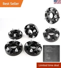 4PCS 1" 5X4.5/5X114.3 Wheel Spacers 12X1.5 Stud 60.1MM Bore Black Compatible .... Fixed Price $125.99.