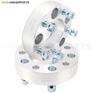 2XSLIVER Wheel Spacers 5X5 To 1/2" Studs 1.5" Fits Jeep Wrangler 07-17. Fixed Price $48.60.