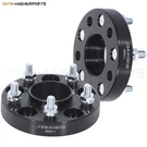 Black Wheel Spacers 5X4.5 To 12X1.5 Studs 1" For Hyundai Mazda Kia. Fixed Price $38.94.