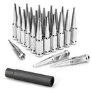 Ksp 24PCS M14X1.5 Spike Lug Nuts For Chevy Silverado Sierra 1500 Gmc. Fixed Price $59.99.